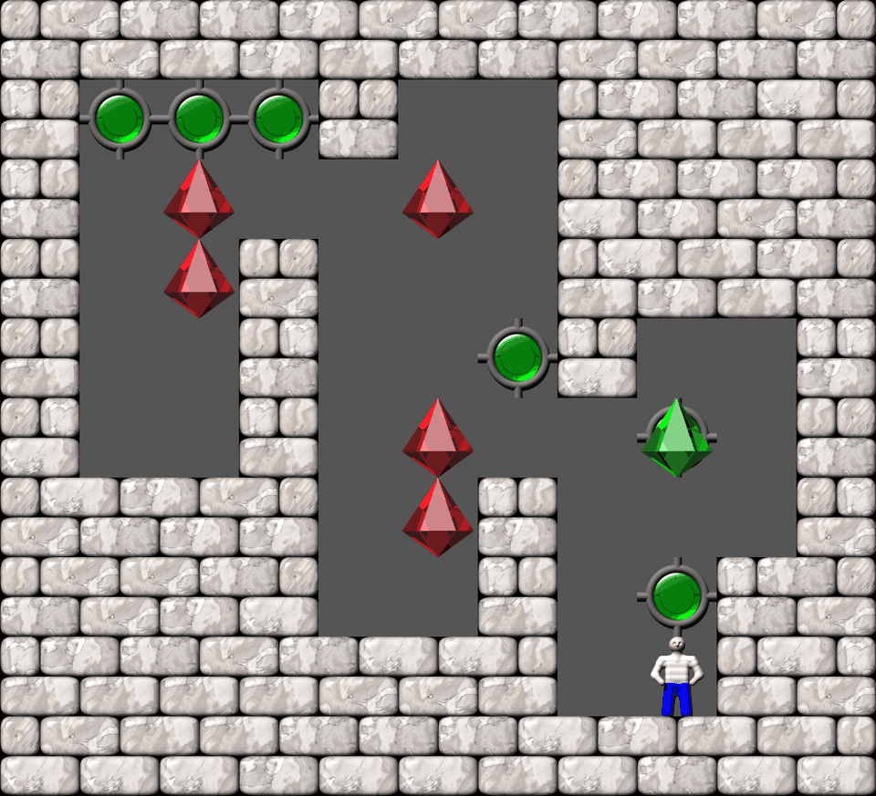 Сокобан More Bugs collections уровень 55